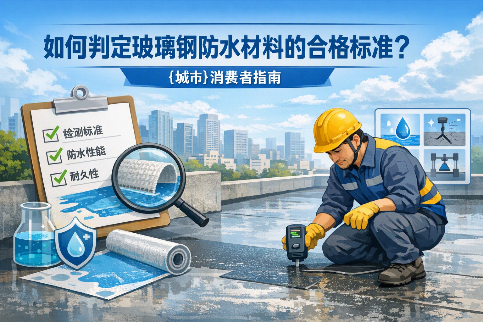 如何判定玻璃钢防水材料的合格标准？ 济宁 消费者指南