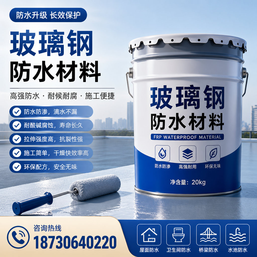 专家解析：玻璃钢防水材料的市场前景分析在 济宁