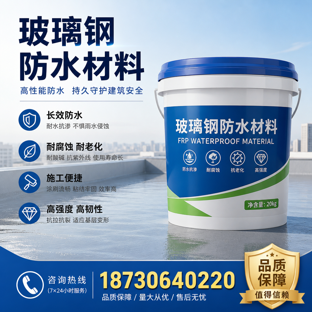 专家解析：玻璃钢防水材料的市场前景分析在 济宁
